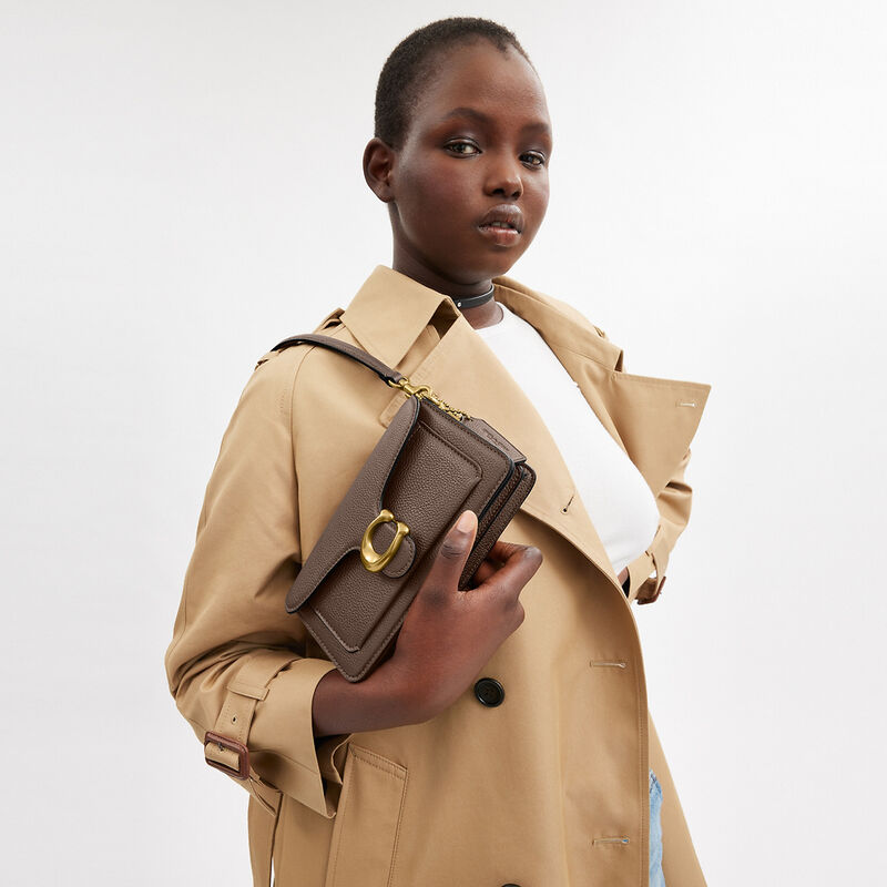 Tabby Shoulder Bag 20, B4/DARK STONE, hi-res image number 6