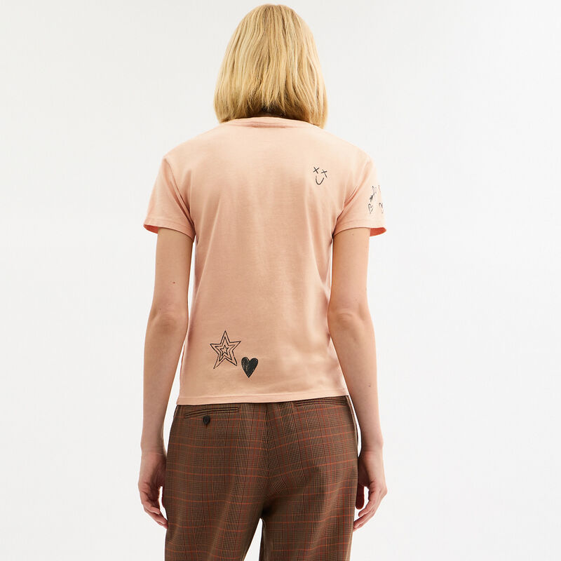 Tailored Pants, Orange/Pink Plaid, hi-res image number 3