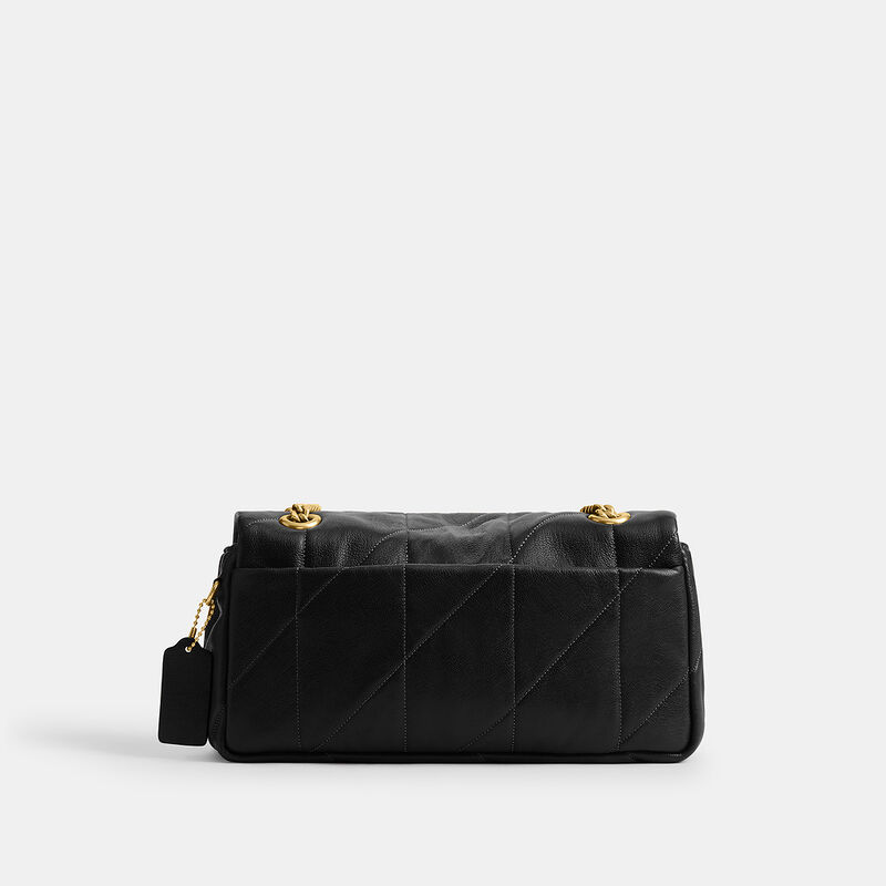 Tabby Shoulder Bag 26 With Quilting, BLACK, hi-res image number 3