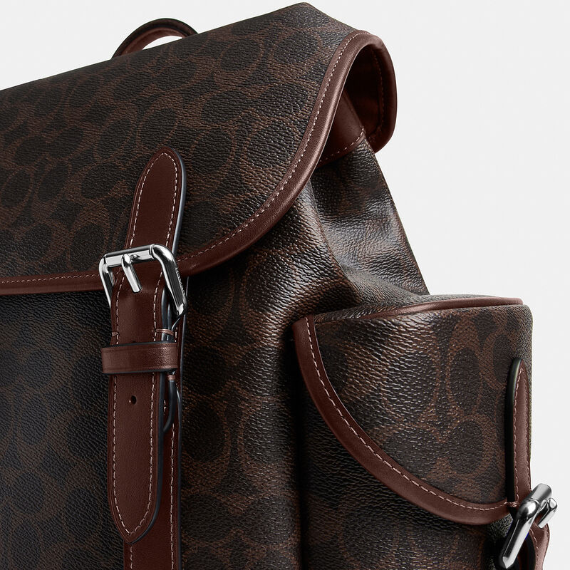 Hitch Backpack In Signature Canvas, MAPLE, hi-res image number 5