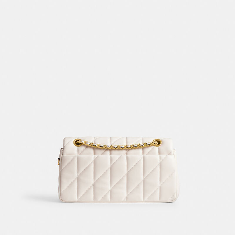 Tabby Shoulder Bag 26 With Pillow Quilting, B4/CHALK, hi-res image number 3