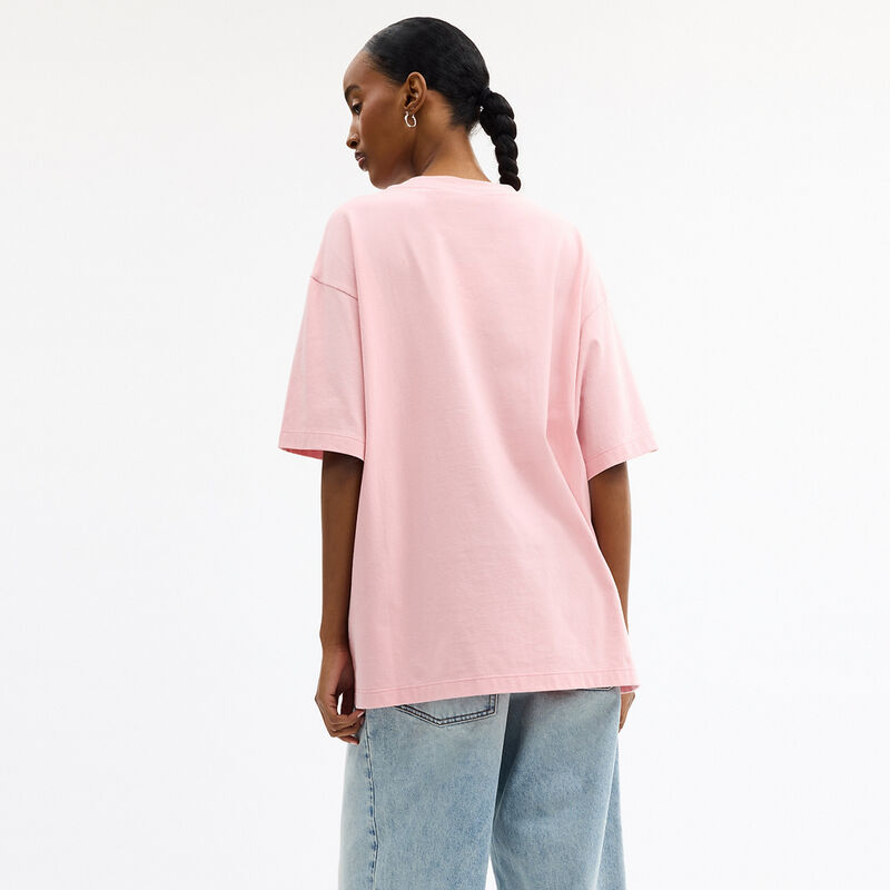 Candy Relaxed T-Shirt In Organic Cotton, PINK., hi-res image number 3