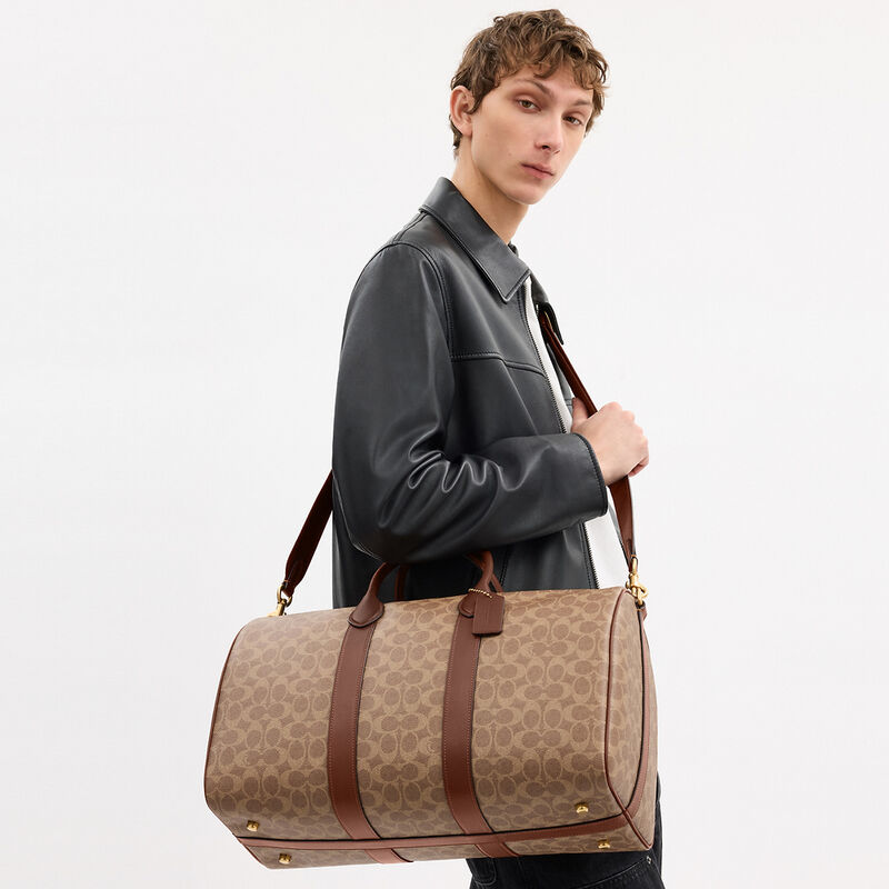 Compass Bag 45 In Signature Canvas, TAN MULTI, hi-res image number 4