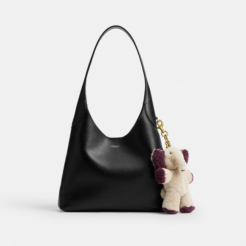Ellie Bag Charm In Shearling