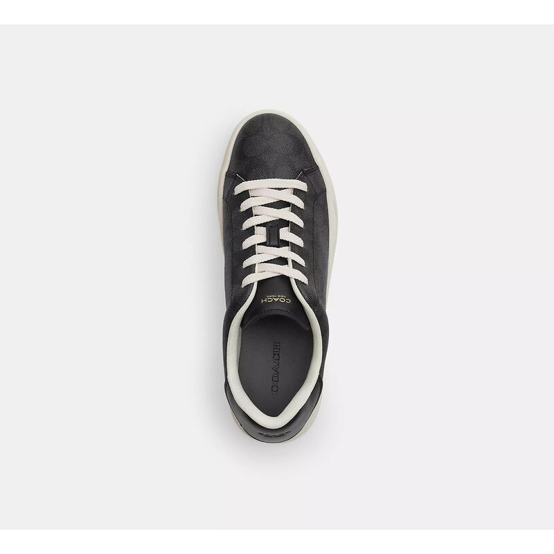 High Line Sneaker In Signature Canvas, CHARCOAL/BLACK, hi-res image number 3
