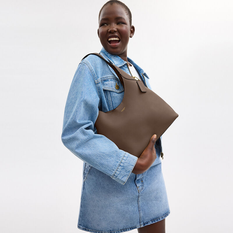 Brooklyn Shoulder Bag 28, DARK STONE, hi-res image number 4