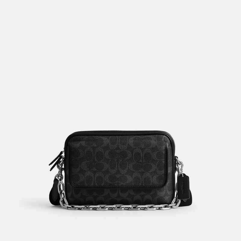 Charter Flap Crossbody Bag 24 In Signature Canvas