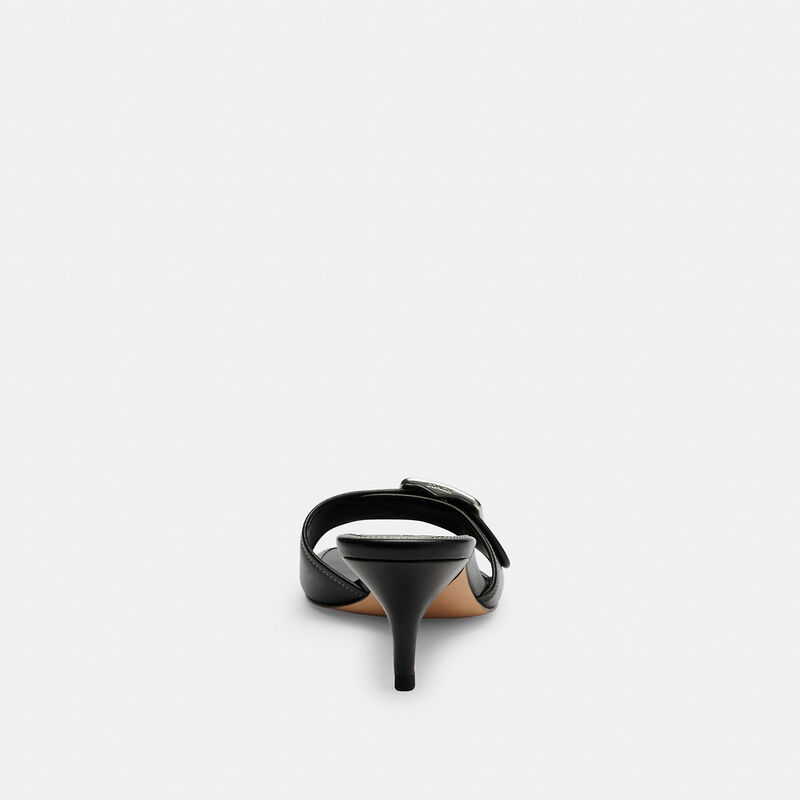 Margot Leather Sandal, BLACK, hi-res image number 4