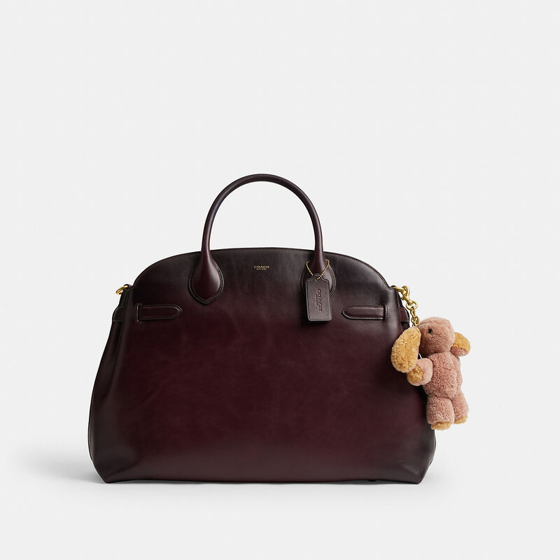 Floppy Bag Charm In Shearling