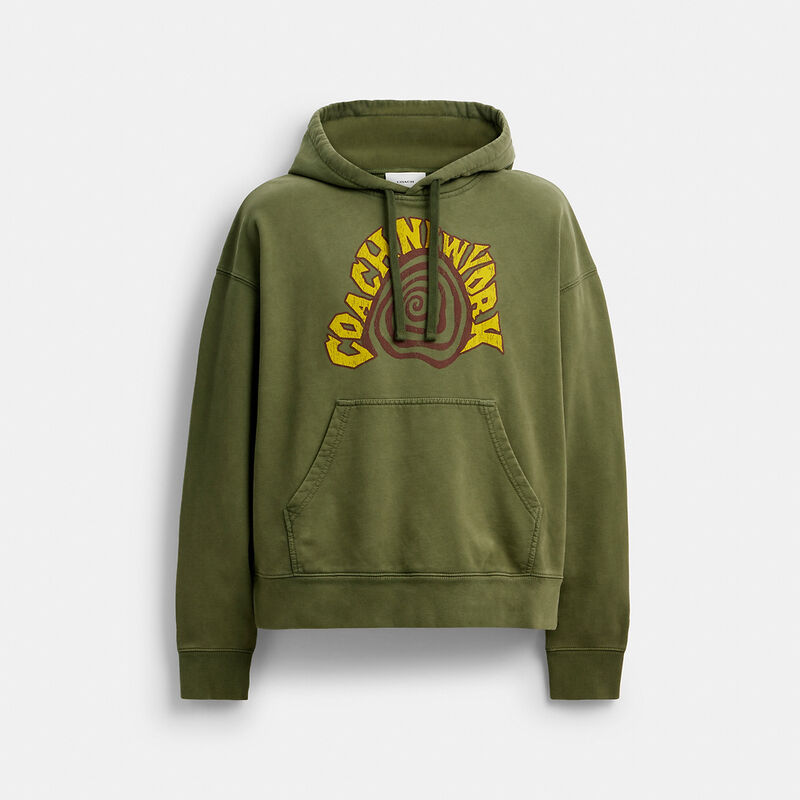 Garment Dyed Spiral Hoodie