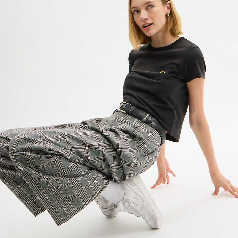 Soho Sneaker In Distressed Leather, GLACIER WHITE, hi-res image number 5