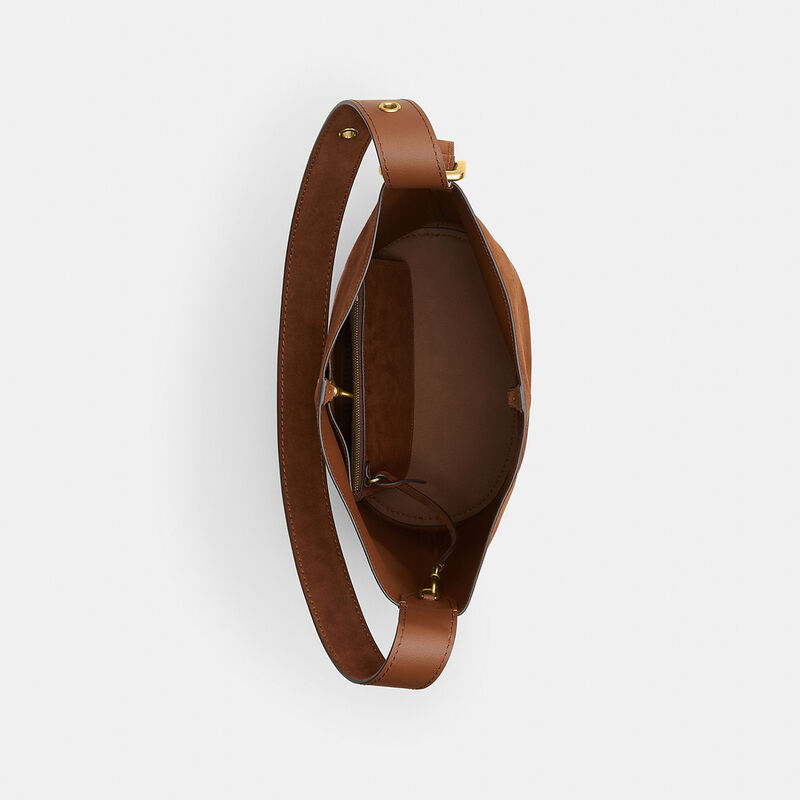 Bleecker Bucket Bag, B4/WARM BROWN, hi-res image number 4