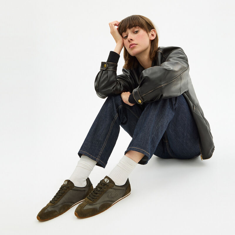 Flat Sneaker, OLIVE, hi-res image number 5