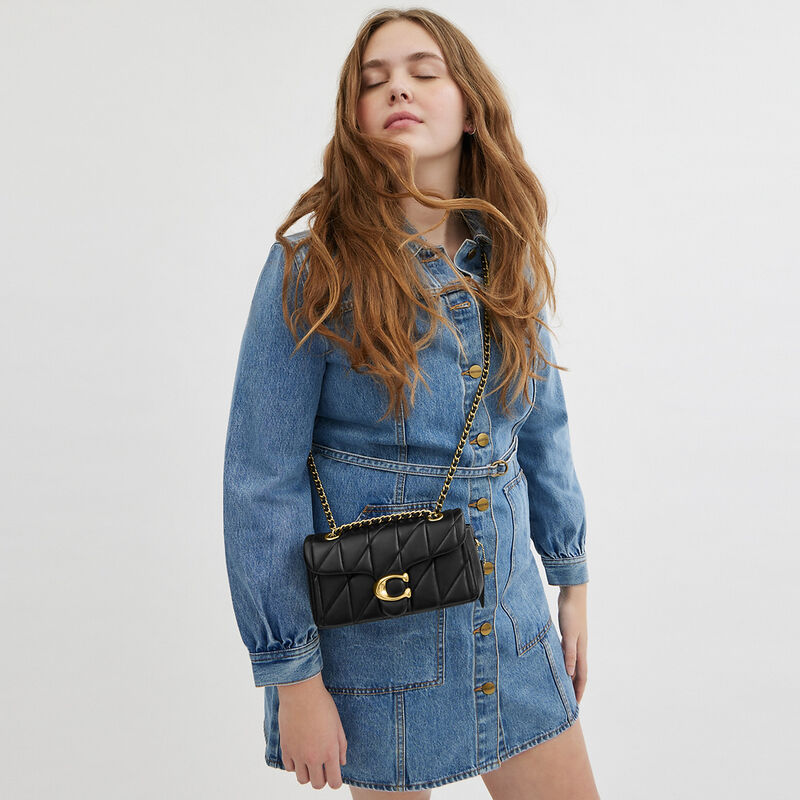 Tabby Shoulder Bag 20 With Pillow Quilting, B4/BLACK, hi-res image number 4