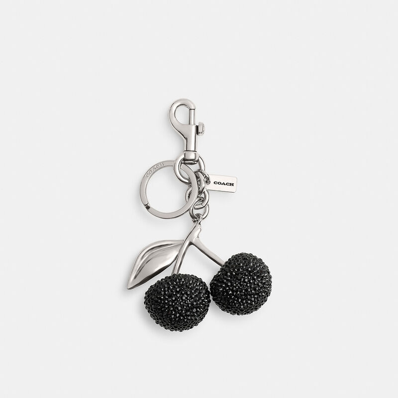 Crystal Cherry Bag Charm