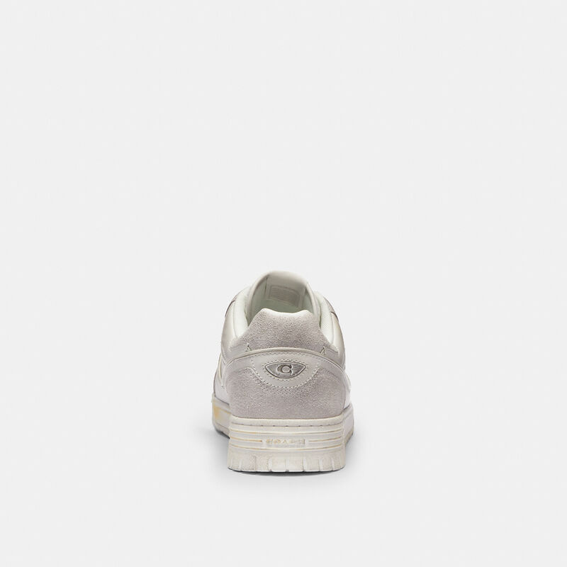 Soho Sneaker In Distressed Leather, GLACIER WHITE, hi-res image number 4