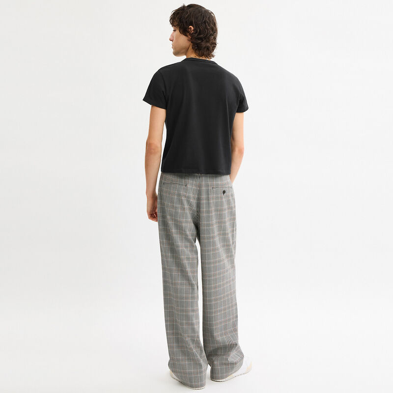 Baggy Trousers, Grey/Blue Plaid, hi-res image number 3