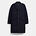 Double Faced Wool Coat, NAVY BLUE, swatch
