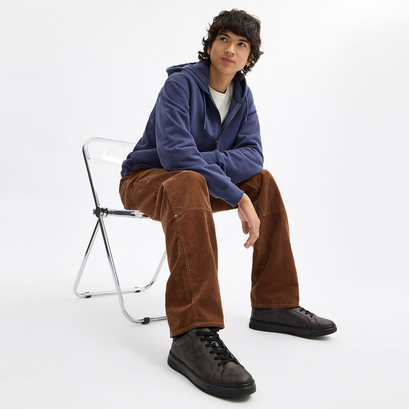 High Line Sneaker In Signature Canvas, BROWN, hi-res image number 5