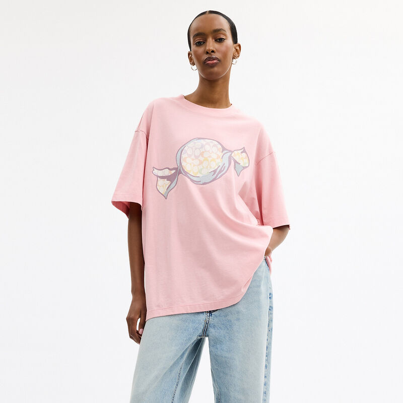 Candy Relaxed T-Shirt In Organic Cotton