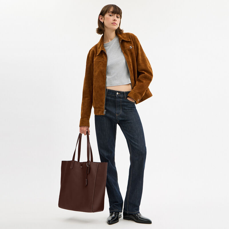 Broadway Tote Bag, BROWN, hi-res image number 5