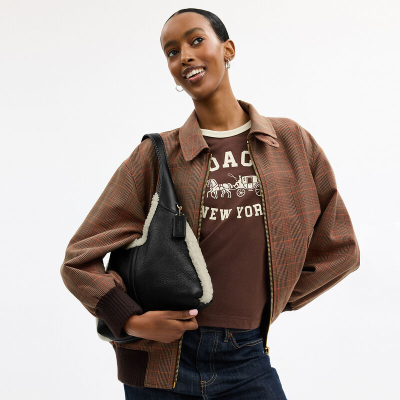 Brooklyn Shoulder Bag 28, B4/BLACK NATURAL, hi-res image number 4