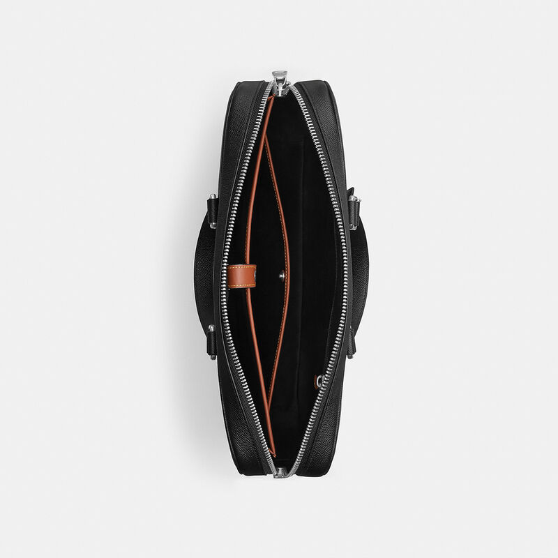 Caden Brief Bag In Signature Canvas, BLACK SIGNATURE, hi-res image number 3