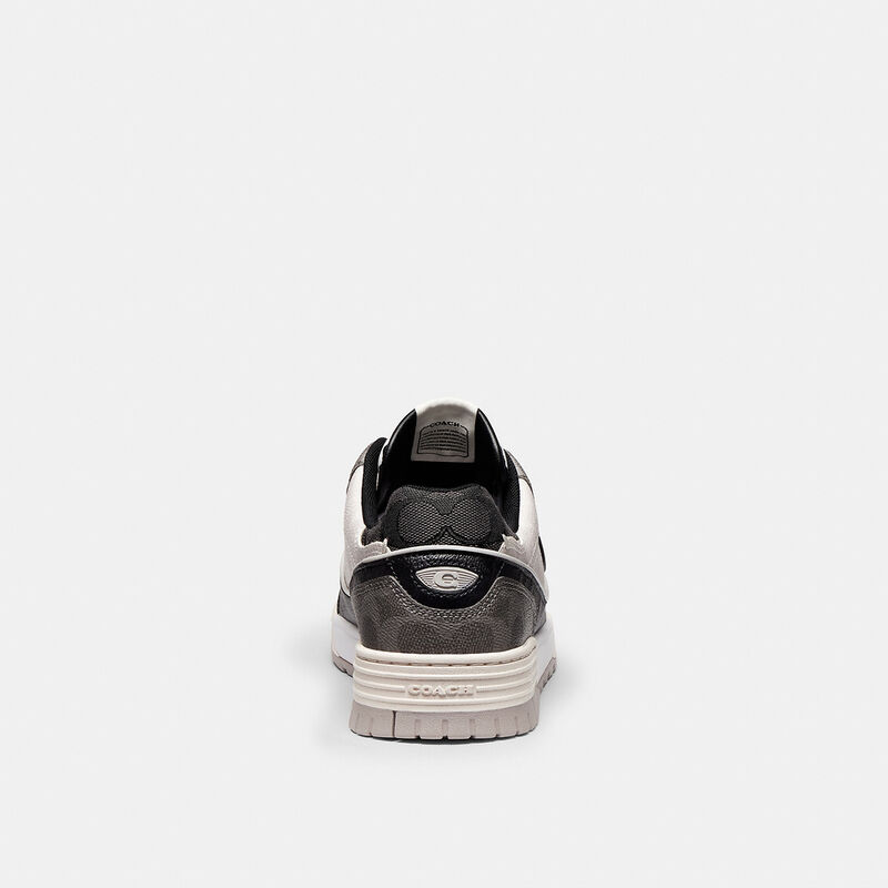 Soho Sneaker In Mixed Signature, BLACK/CHALK, hi-res image number 4