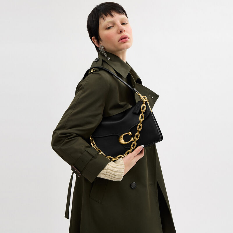 Chain Tabby Shoulder Bag, B4/BLACK, hi-res image number 5