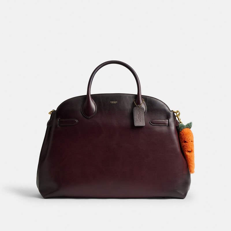 Carroty Bag Charm In Shearling