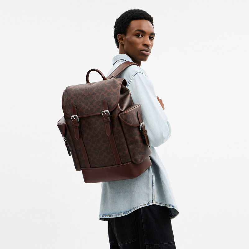 Hitch Backpack In Signature Canvas, MAPLE, hi-res image number 4