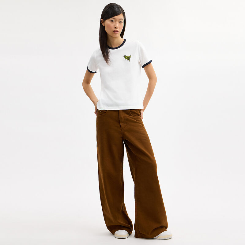 Rexy Ringer T-Shirt, WHITE/NAVY, hi-res image number 3