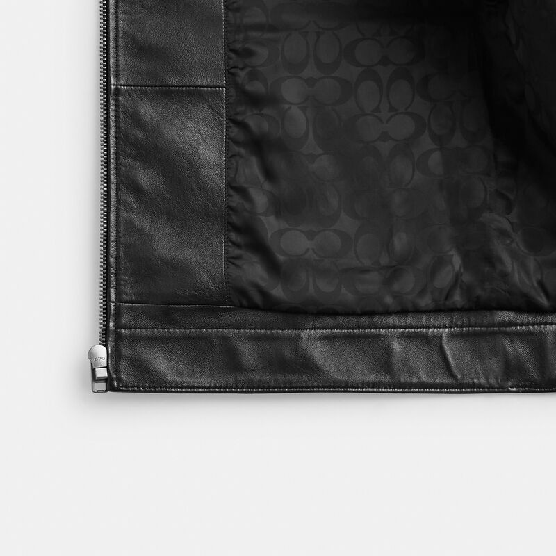 Heritage C Lightweight Leather Jacket