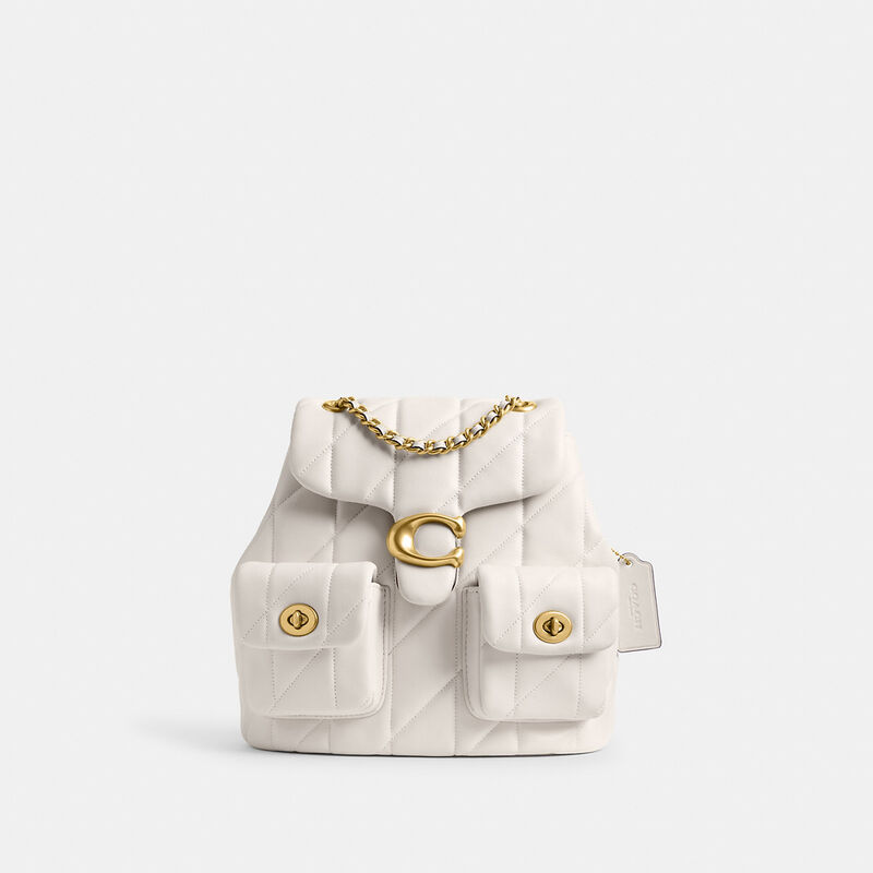 Tabby Backpack With Quilting